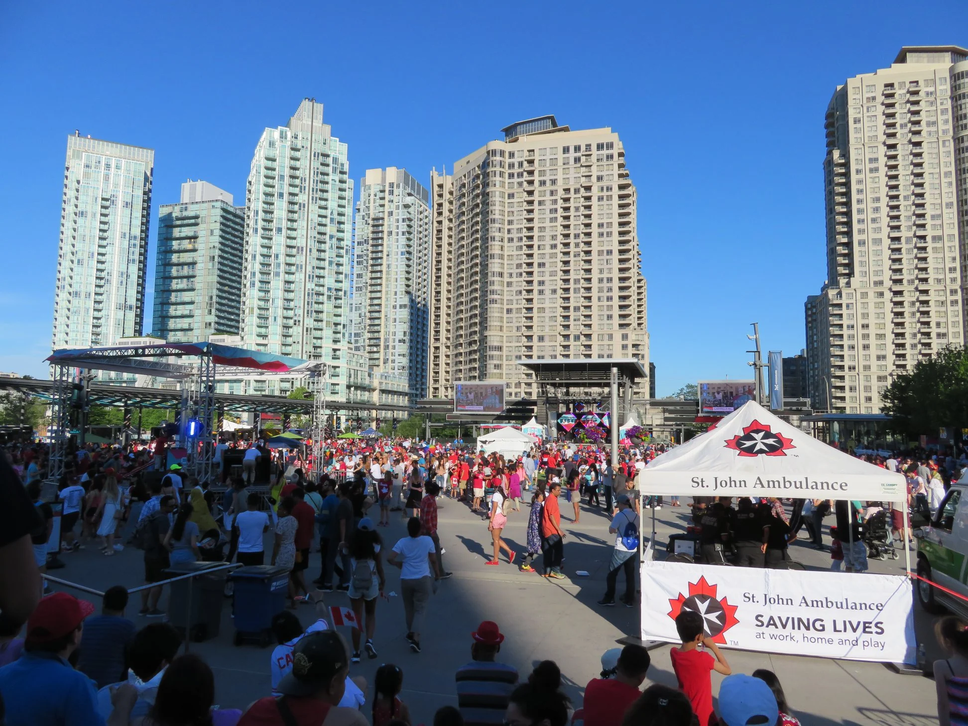 A public event at Celebration Square